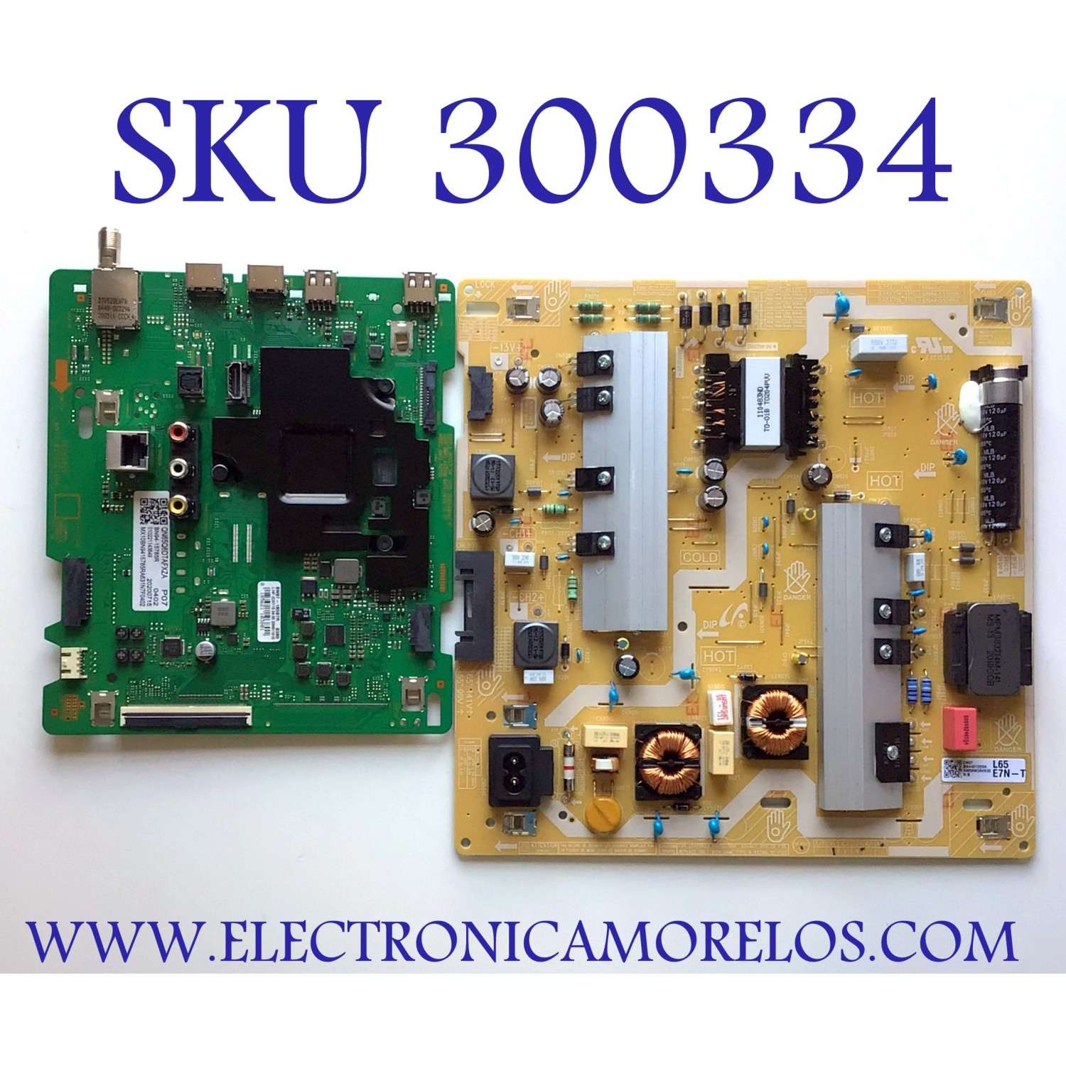 KIT DE TARJETAS PARA TV SAMSUNG QLED / NUMERO DE PARTE MAIN BN94-15785R / BN41-02756A / BN97-16597R / BN9415785R / FUENTE BN4401059A / L65E7N_THS / BN44-01059A / PANEL CY-RT065HGAV4H / BN96-50242A / BN9650242A / T650QVN08.C / MODELO QN65Q6DTAFXZA AD02